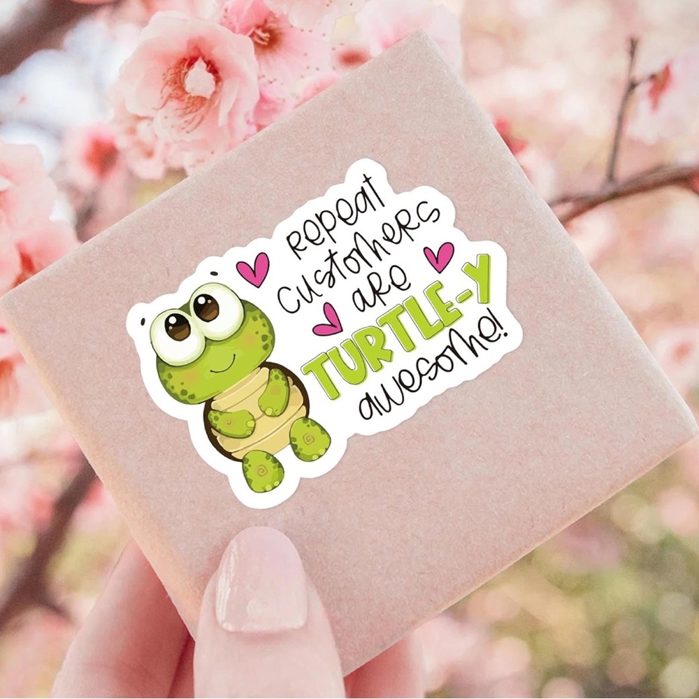 50 Stickers! REPEAT CUSTOMERS ARE TURTLE-Y AWESOME!